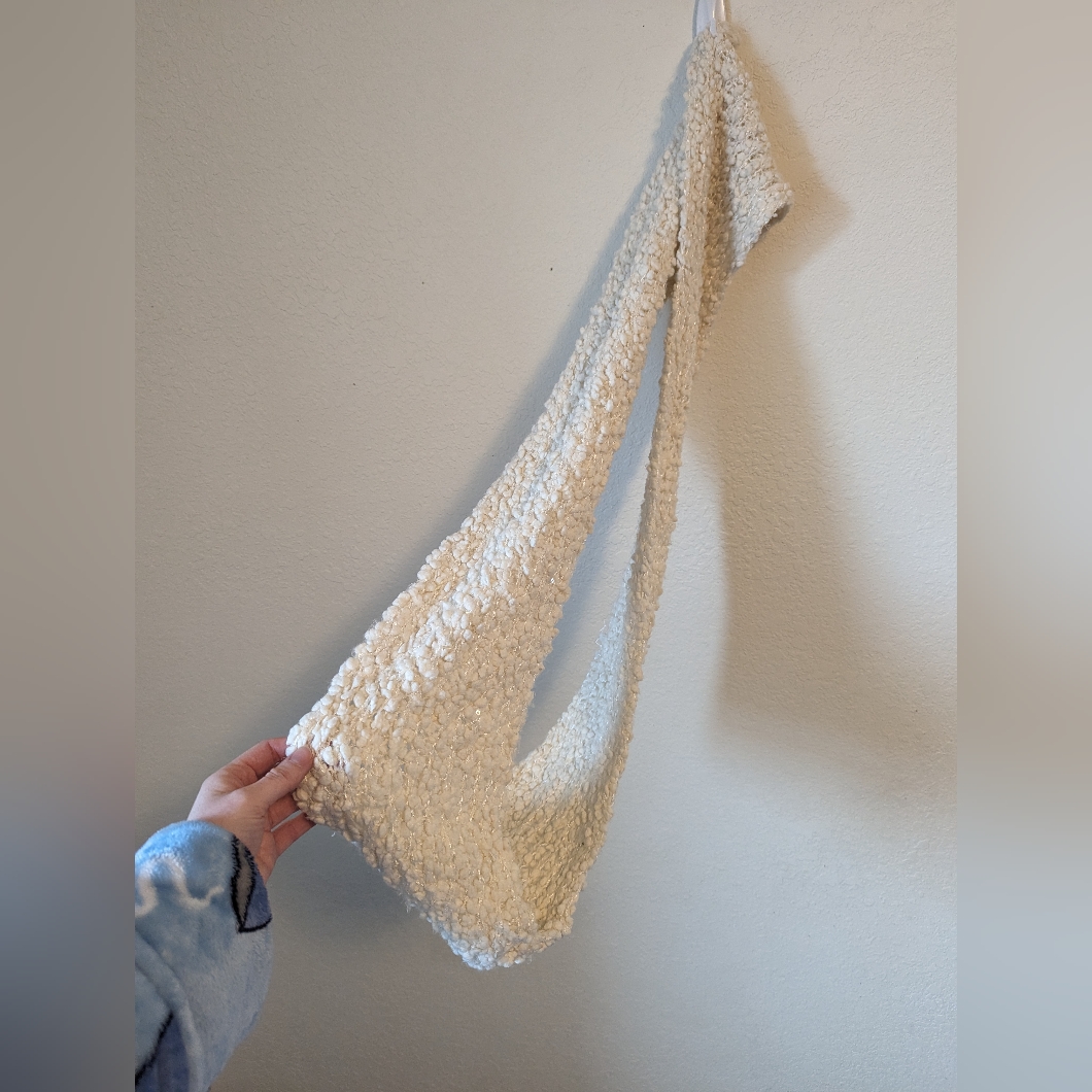 Cream Infinity Scarf